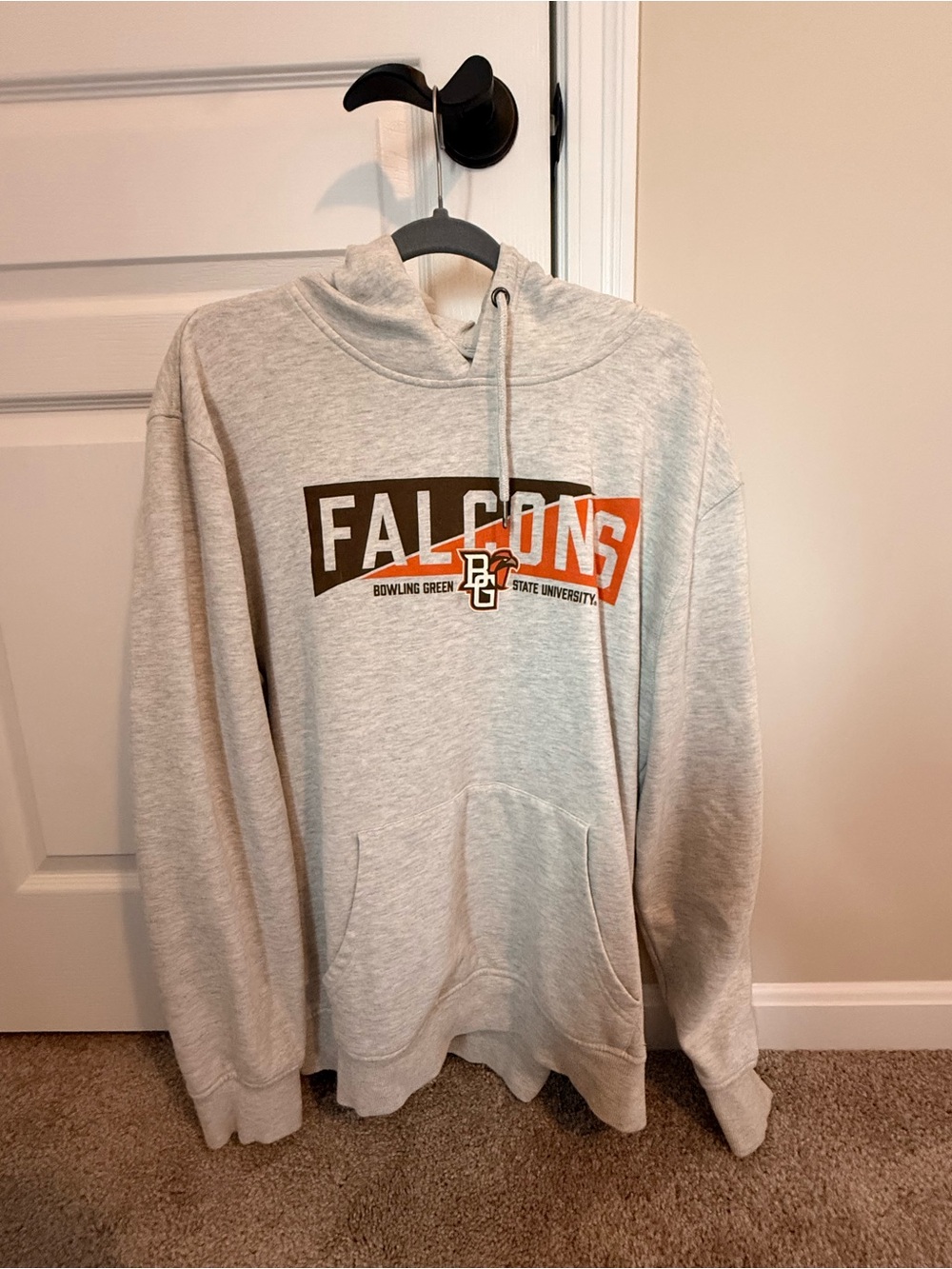 Bowling Green Falcons Gray Crewneck Hoodie
